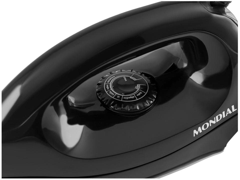 Ferro de Passar Roupa a Seco Mondial FSN-55-B Preto - 10