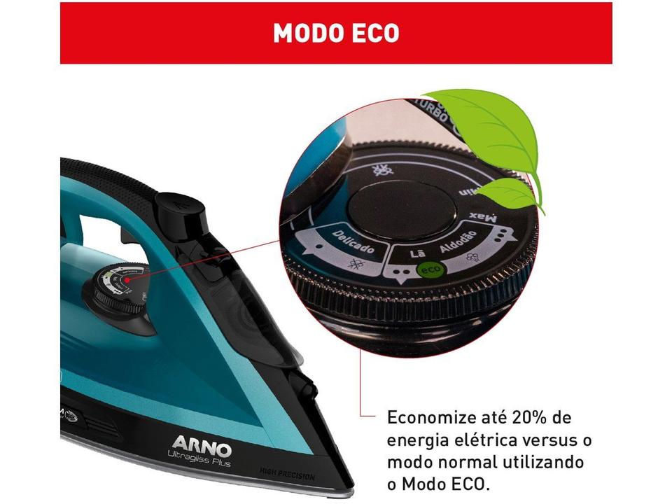Ferro de Passar Roupa a Vapor Arno Ultragliss Plus - 3