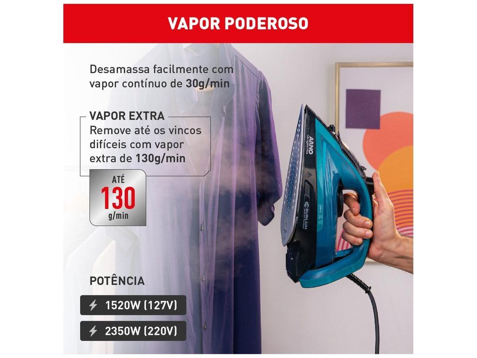 Ferro de Passar Roupa a Vapor Arno Ultragliss Plus - 2
