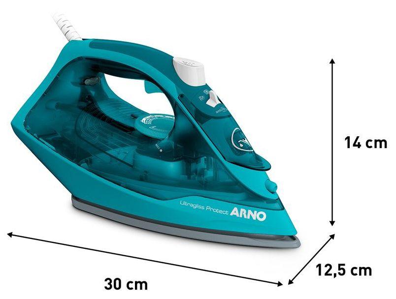 Ferro de Passar Roupa a Vapor Arno Ultragliss Protect FUP1 Turquesa 1830009393 - 12