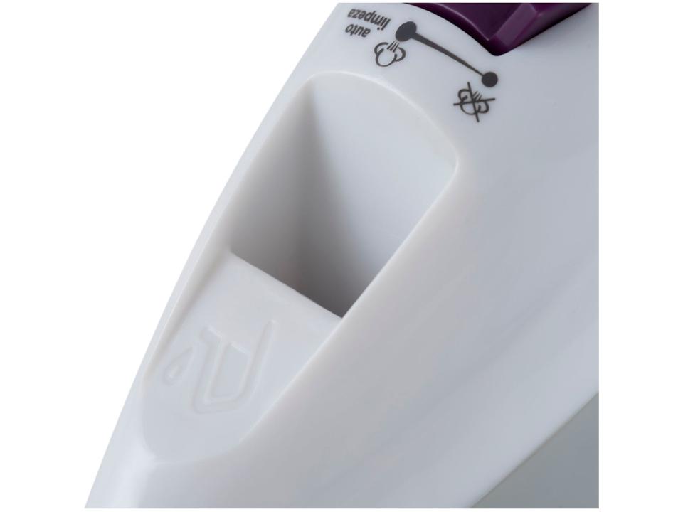 Ferro de Passar Roupa a Vapor e a Seco Black + Decker Essential Steam FX1000 Branco e Roxo - 9