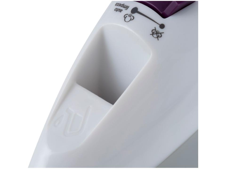Ferro de Passar Roupa a Vapor e a Seco Black + Decker Essential Steam FX1000 Branco e Roxo - 9