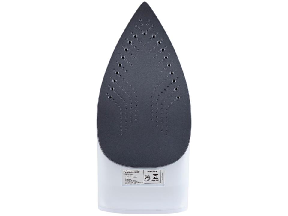Ferro de Passar Roupa a Vapor e a Seco Black+Decker FX1050 Branco e Roxo - 7