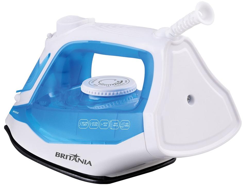 Ferro de Passar Roupa a Vapor e a Seco Britânia BFV202AZ Branco e Azul - 7