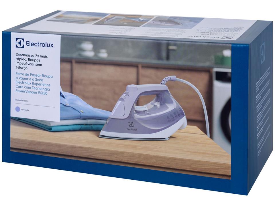 Ferro de Passar Roupa a Vapor e a Seco Electrolux Experience Care ESI50 Lavanda - 12