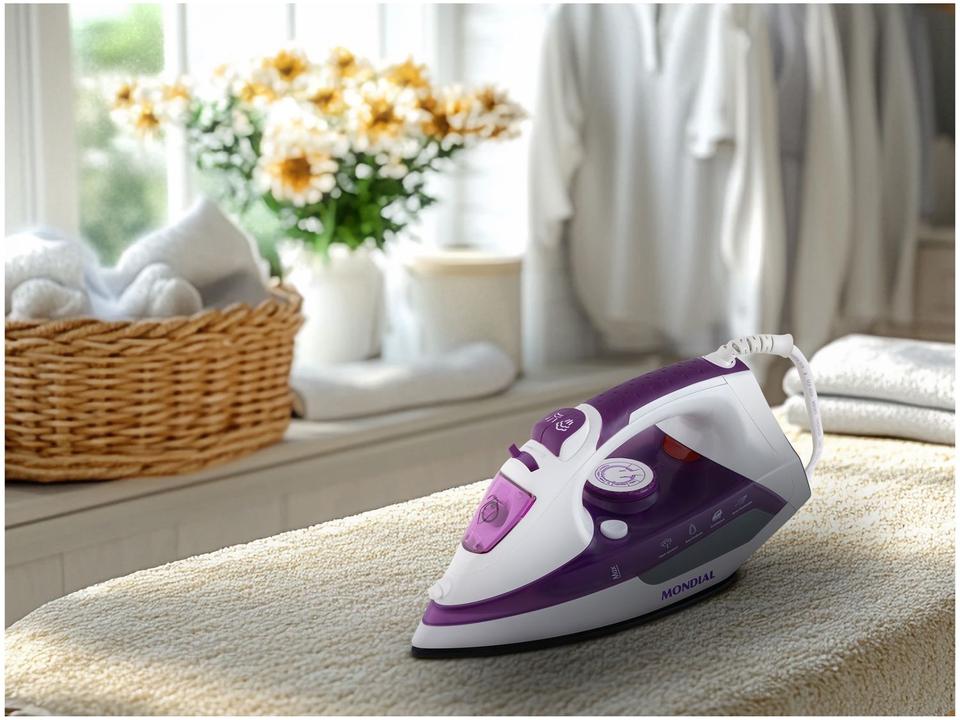 Ferro de Passar Roupa a Vapor e a Seco Mondial - 8