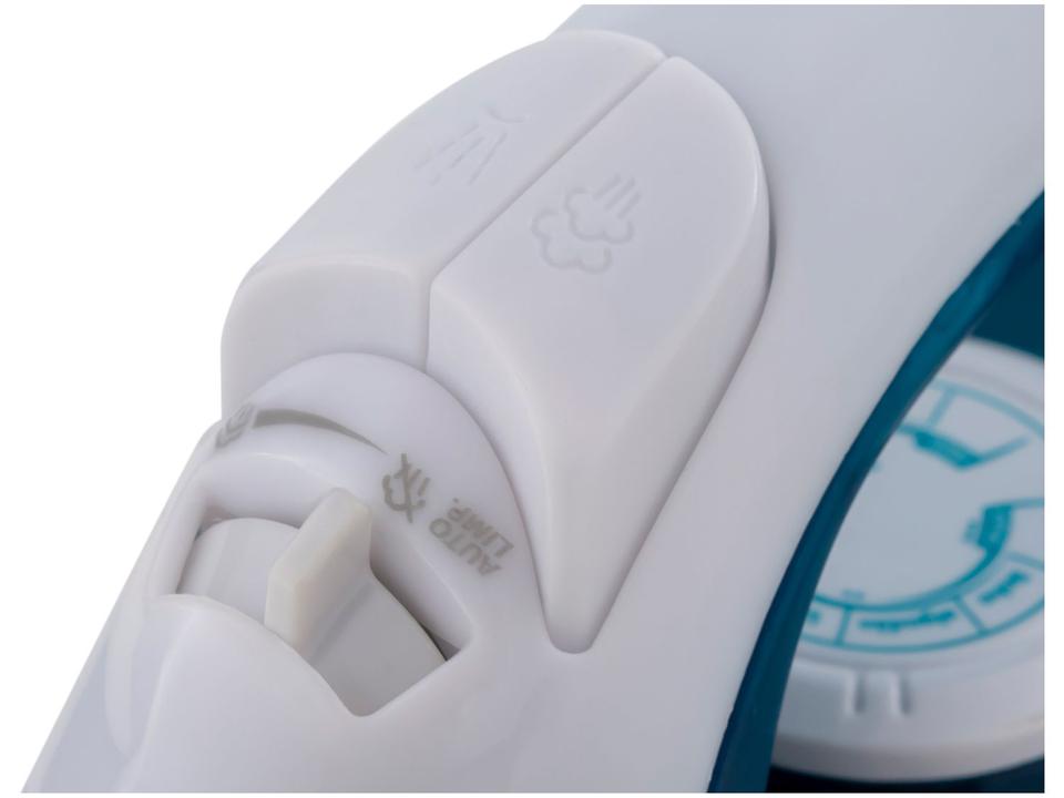 Ferro de Passar Roupa a Vapor e a Seco Mondial F-32 Azul e Branco - 13