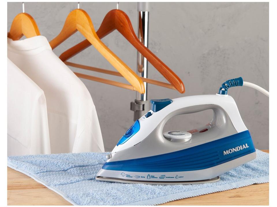 Ferro de Passar Roupa a Vapor Mondial - 8