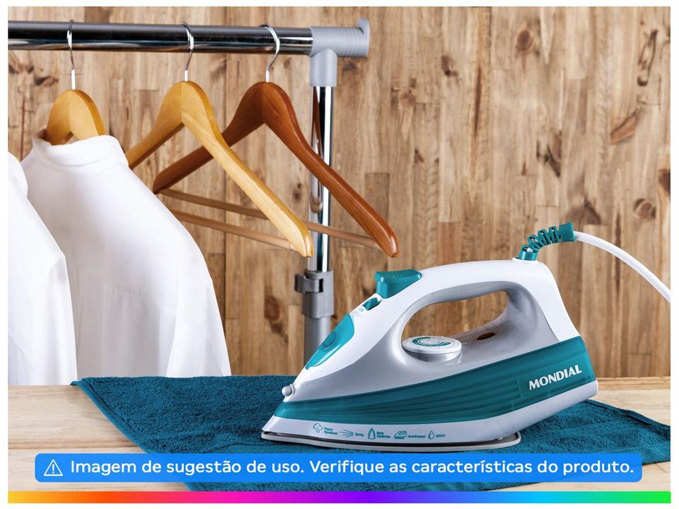Ferro de Passar Roupa a Vapor Mondial - 8