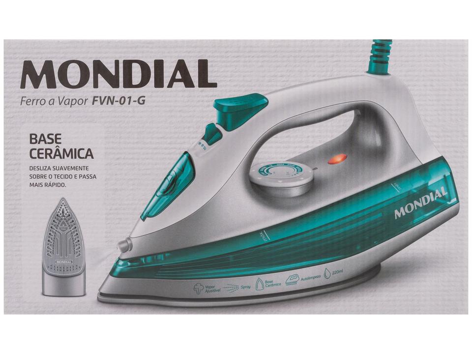 Ferro de Passar Roupa a Vapor Mondial - 16