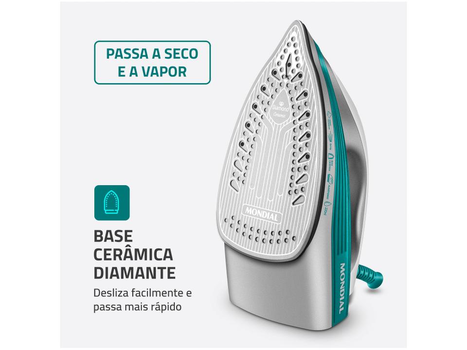 Ferro de Passar Roupa a Vapor Mondial - 1