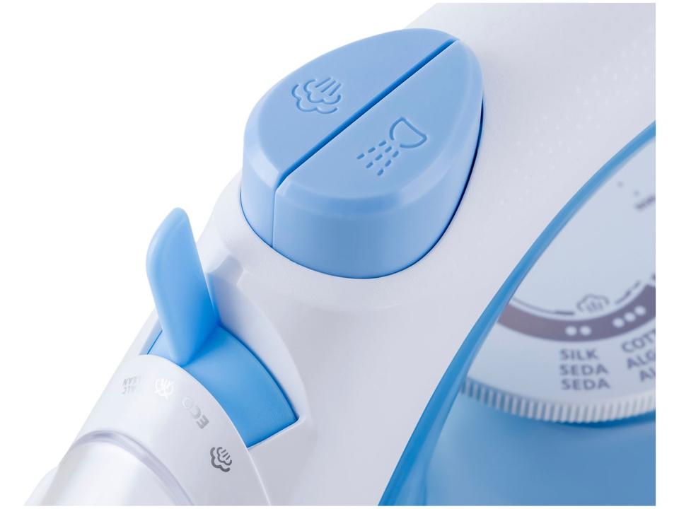 Ferro de Passar Roupa a Vapor Philips Walita 1000 Series DST1050/20 Branco e Azul - 7