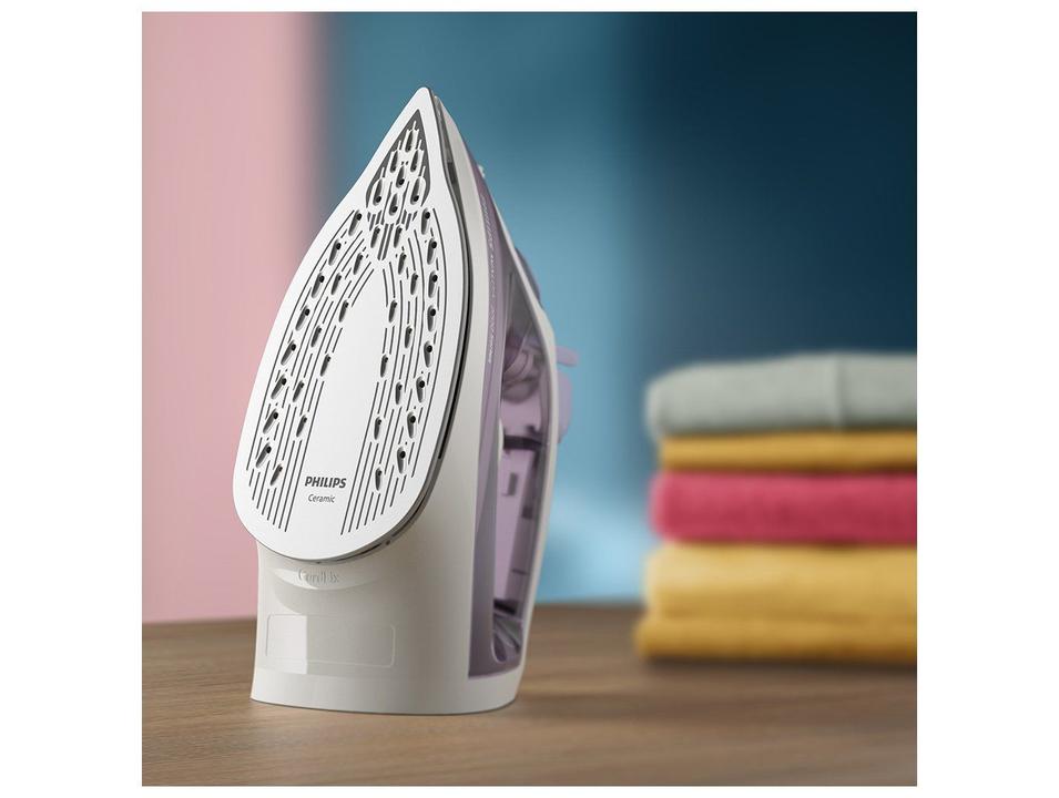 Ferro de Passar Roupa a Vapor Philips Walita Série 2000 Roxo e Branco - 2