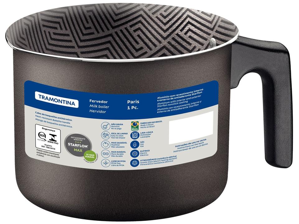 Fervedor Tramontina de Alumínio 0,8L 10cm Paris - 2