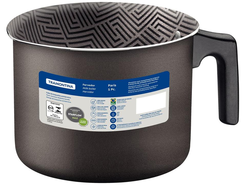 Fervedor Tramontina de Alumínio 2,7L 16cm Paris - 2