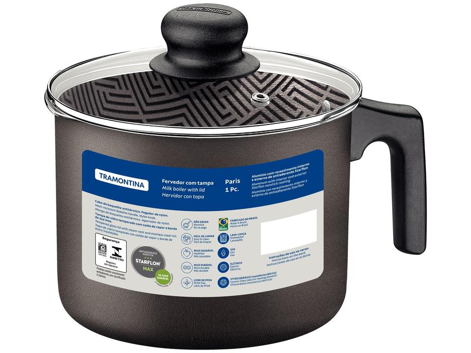 Fervedor Tramontina de Alumínio com Tampa - 2