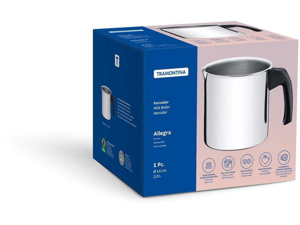 Fervedor Tramontina Inox 2L 14cm Allegra - 3