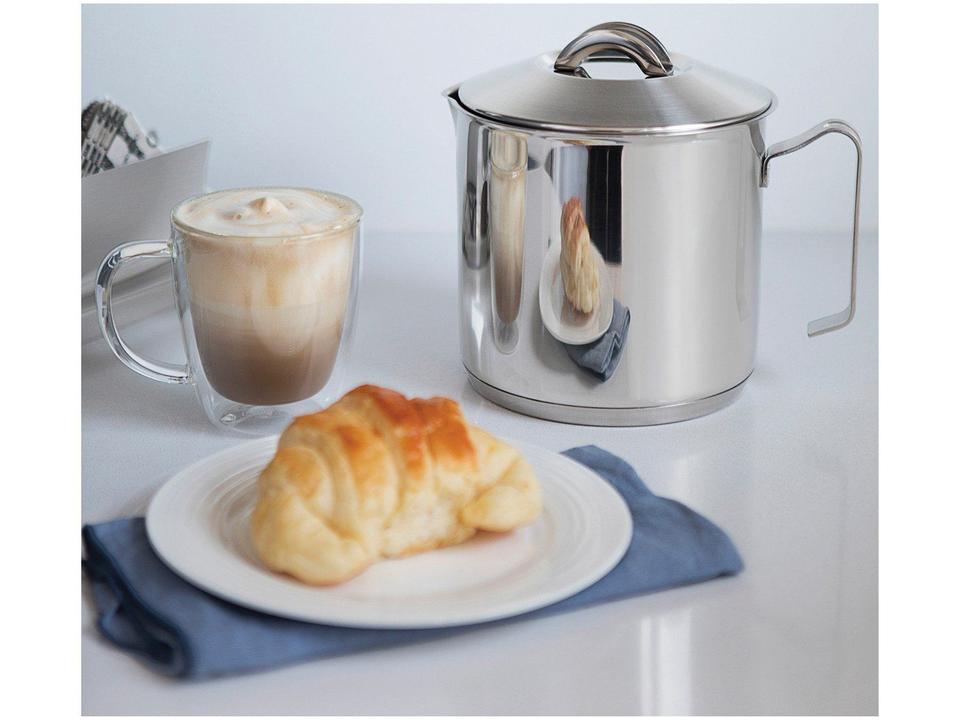 Fervedor Tramontina Inox com Tampa Fundo Triplo 2L 14cm Solar 62512145 - 1