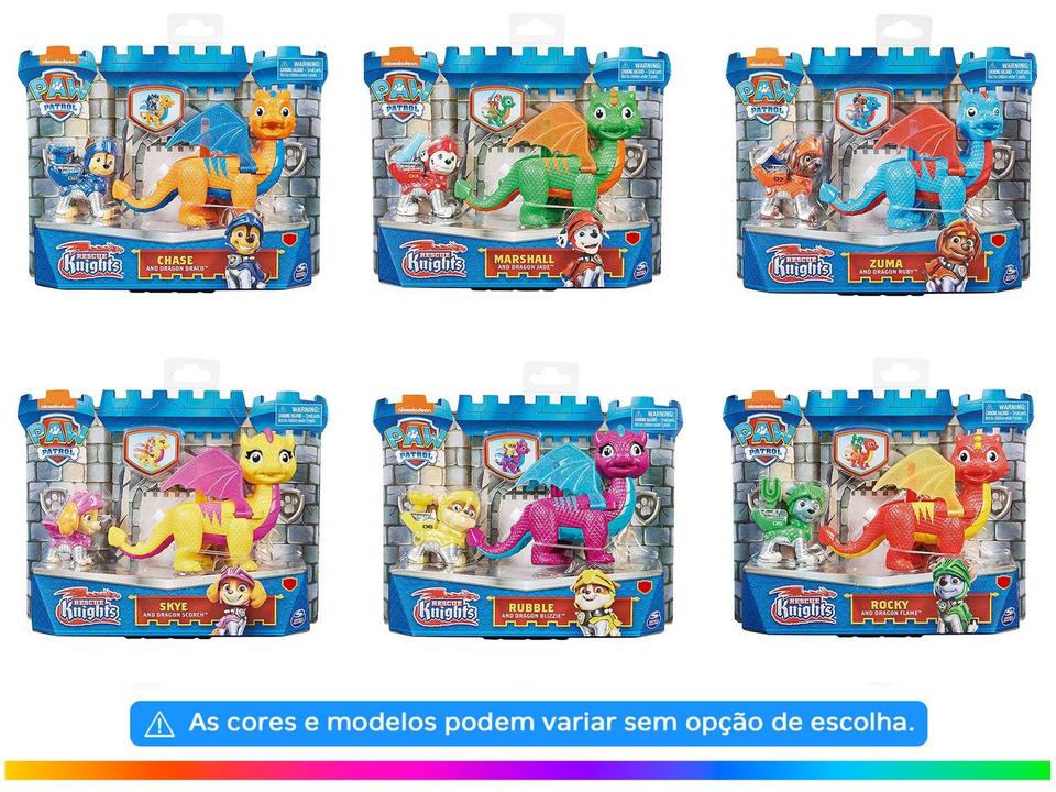 Figura Patrulha Canina Hero Pup Cavaleiros de - 2
