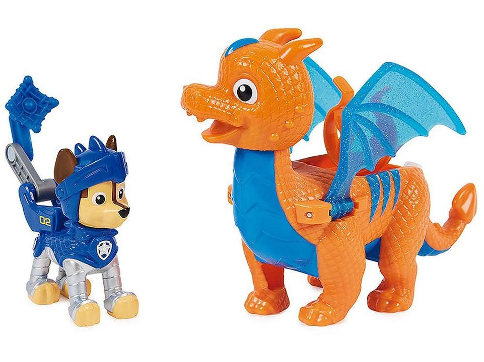 Figura Patrulha Canina Hero Pup Cavaleiros de - 4