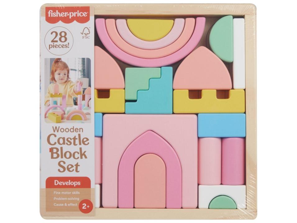 Fisher-Price Brinquedo Castelo de Blocos de Madeira - 3