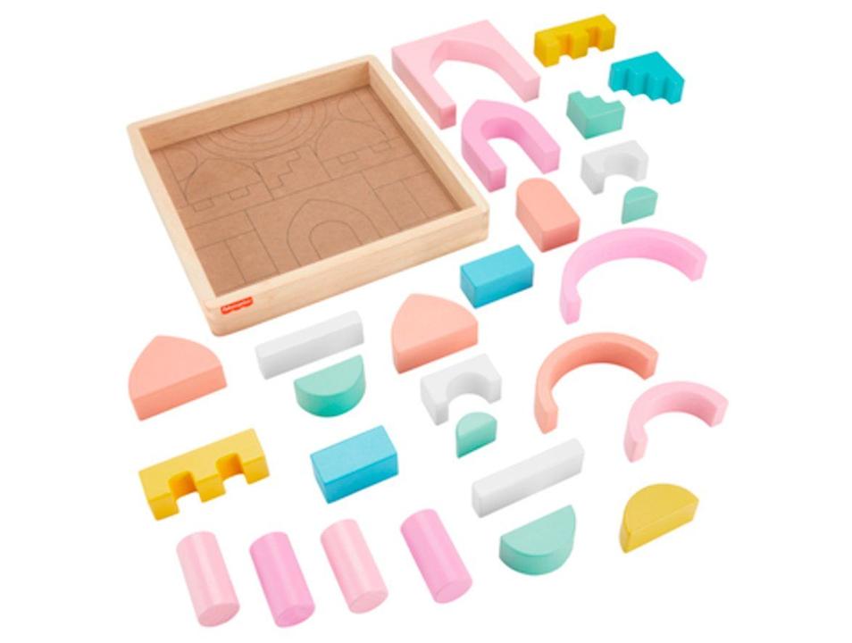 Fisher-Price Brinquedo Castelo de Blocos de Madeira - 2