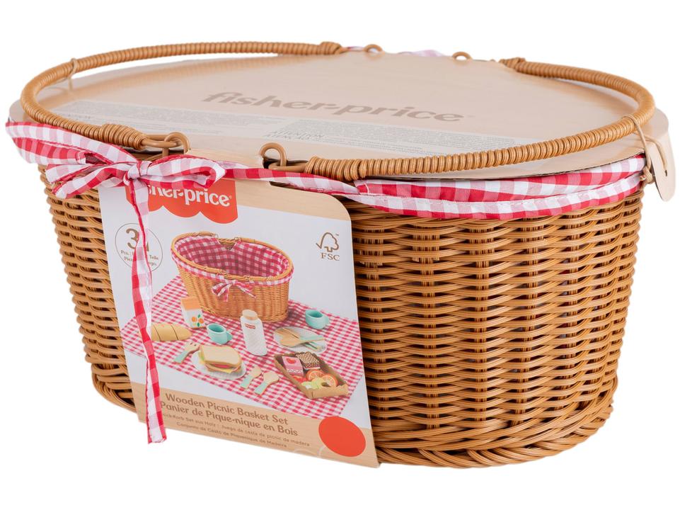 Fisher-Price Brinquedo Cesta de Piquenique de Madeira - 11