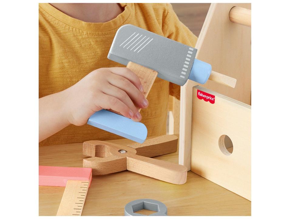 Fisher-Price Brinquedo Kit de Ferramentas de Madeira - 1