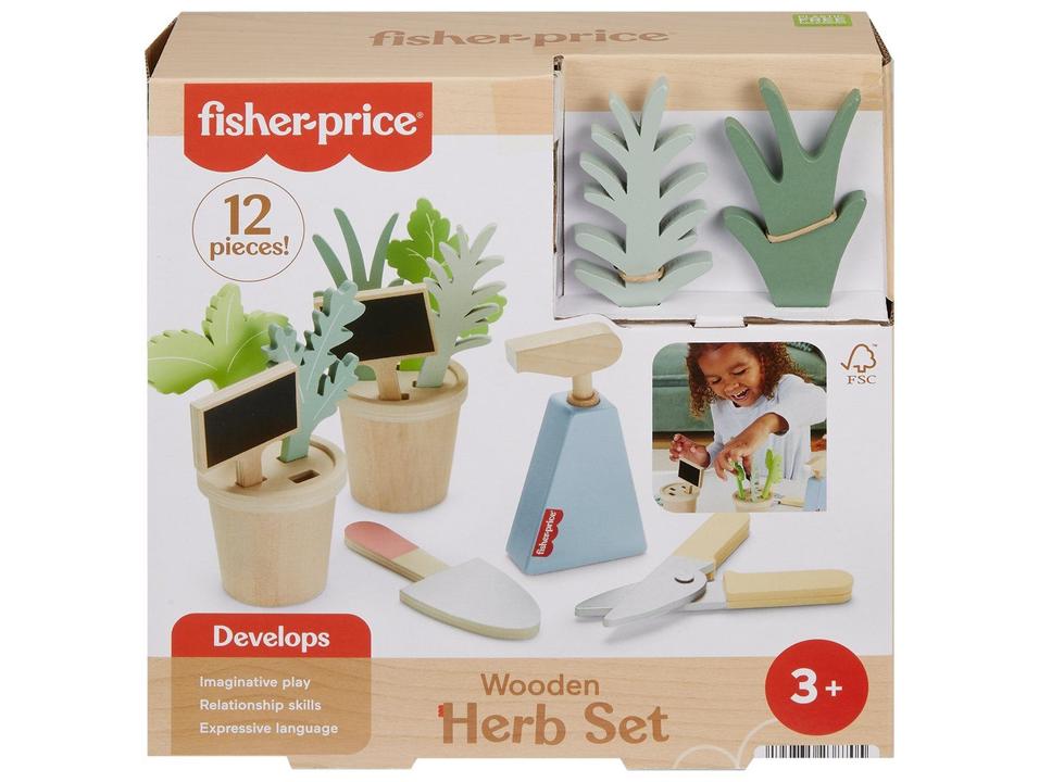 Fisher-Price Brinquedo para Bebês Jardinagem de Madeira - 2