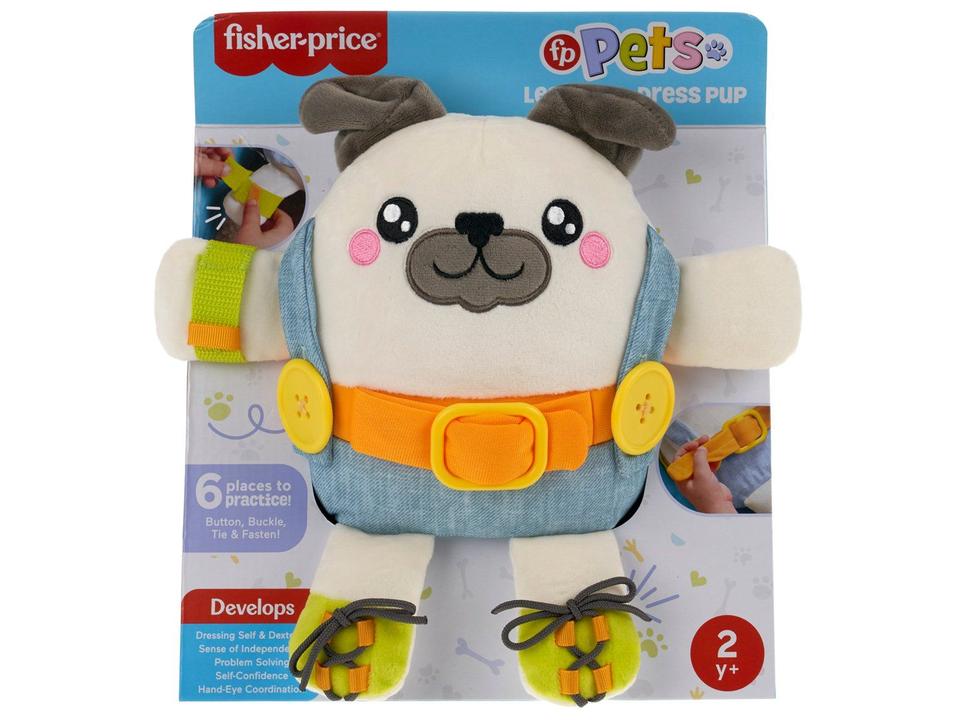 Fisher-Price Brinquedo para Bebês Pug Hora De Se Vestir - 4
