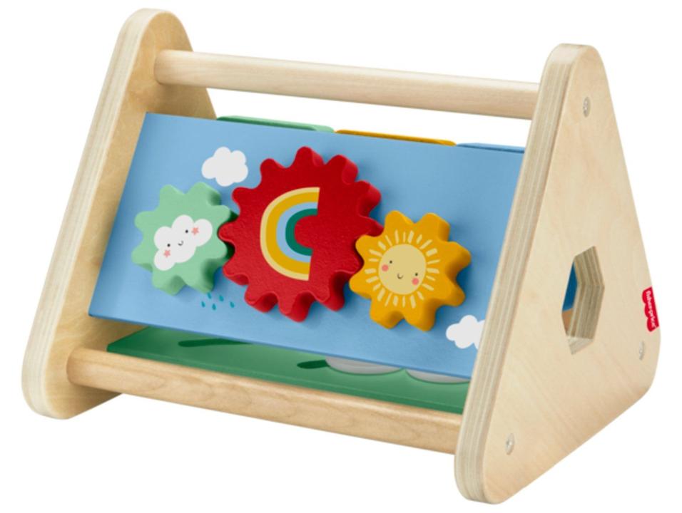Fisher-Price Brinquedo Triângulo de Atividades de Madeira - 2