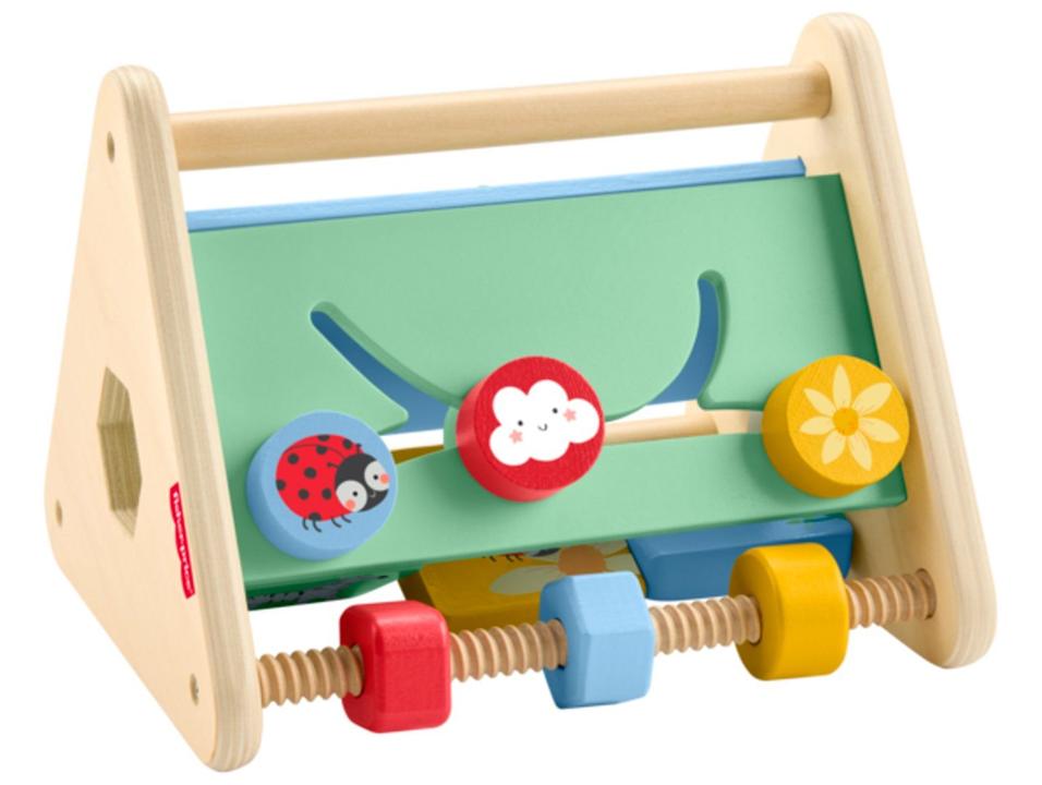 Fisher-Price Brinquedo Triângulo de Atividades de Madeira - 1