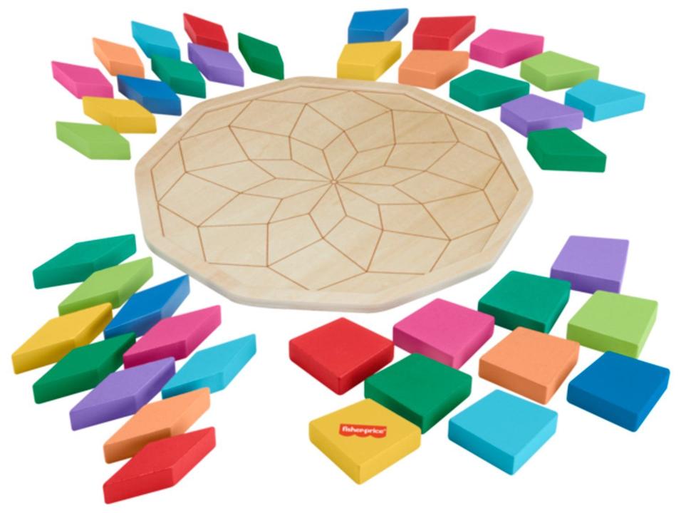 Fisher-Price Quebra-cabeça de Madeira Mandala Geométrica - 2