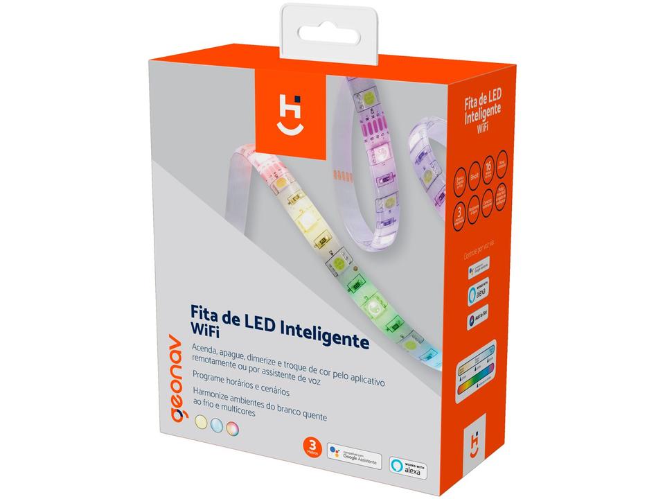 Fita de LED Inteligente Branca Geonav HILS3QF - 4