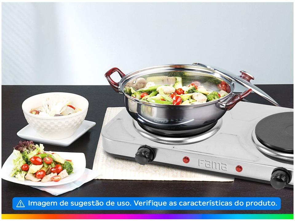Fogão 2 Bocas de Mesa Fama Inox FFG01 - 1