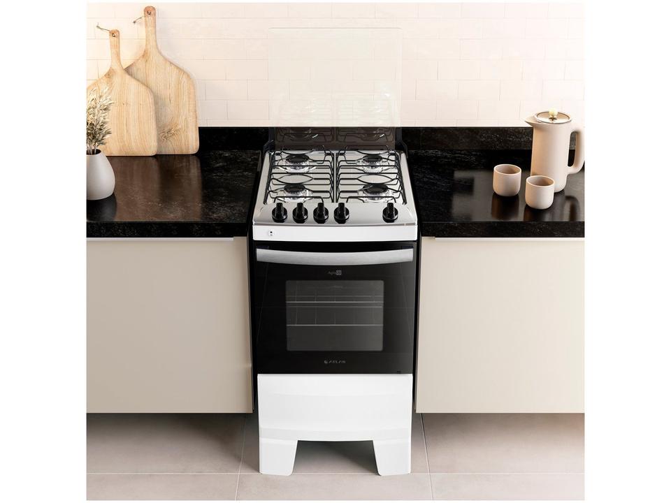 Fogão 4 Bocas Atlas Branco Agile Up - 2
