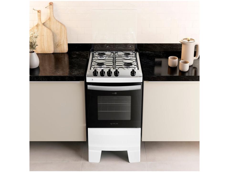 Fogão 4 Bocas Atlas Branco Agile Up - 2