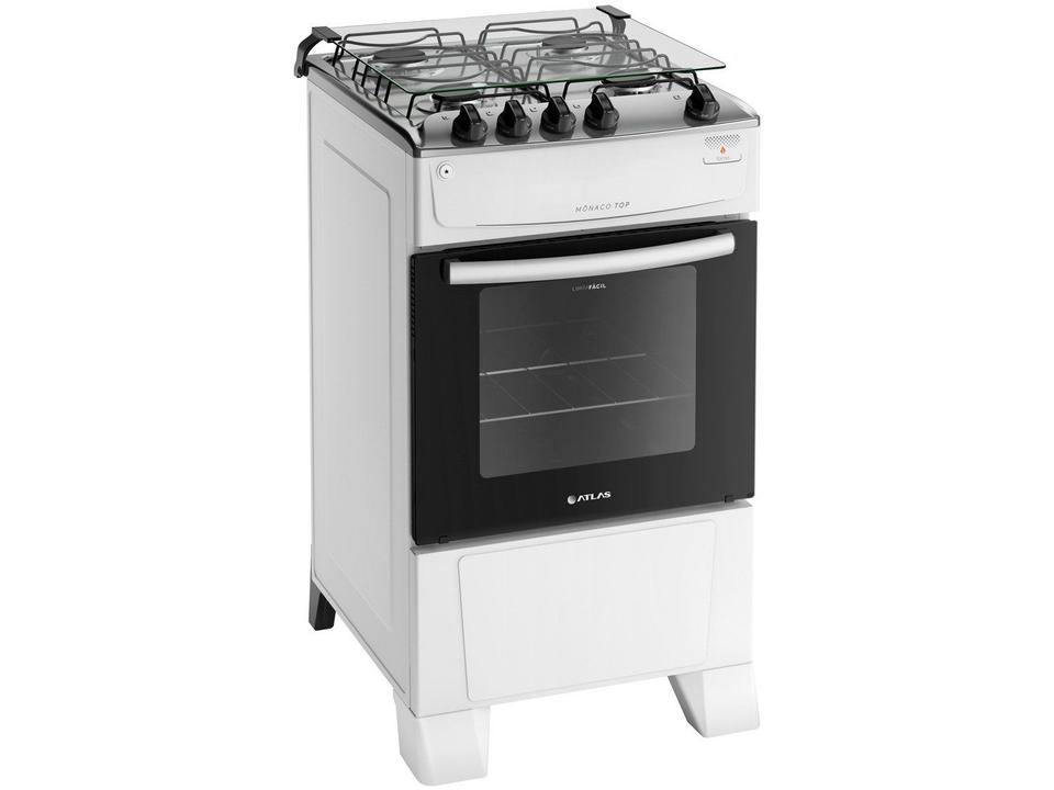 Fogão 4 Bocas Atlas Branco Mônaco Top - 3