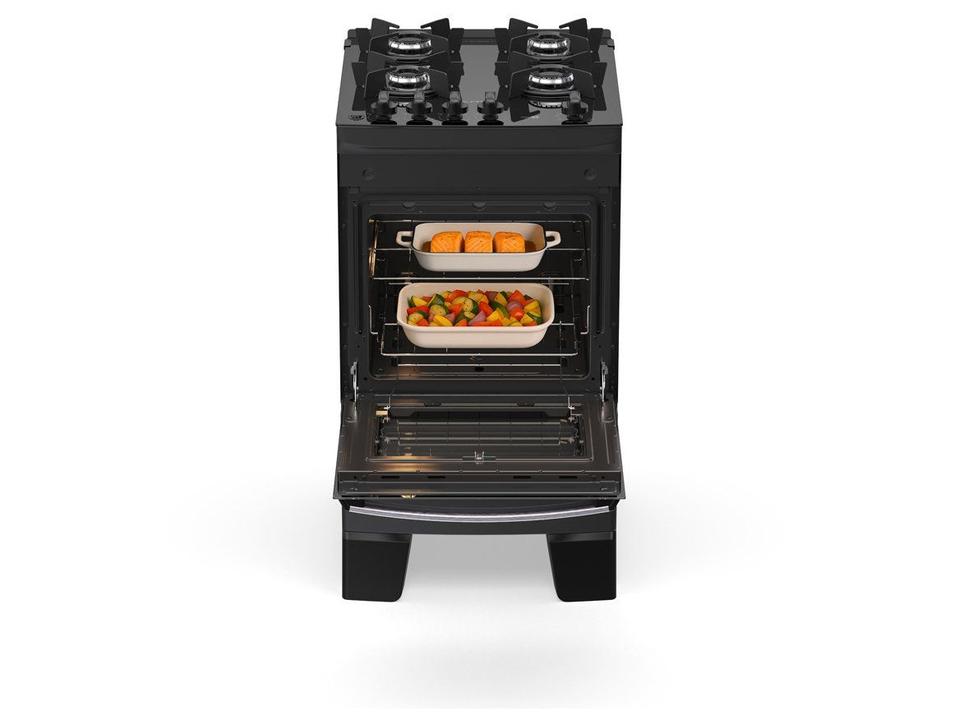 Fogão 4 Bocas Atlas Preto Up Glass Agile - 2