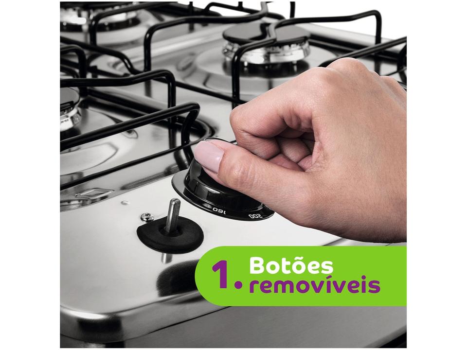 Fogão 4 Bocas Consul Inox CFO4NARUNA - 10