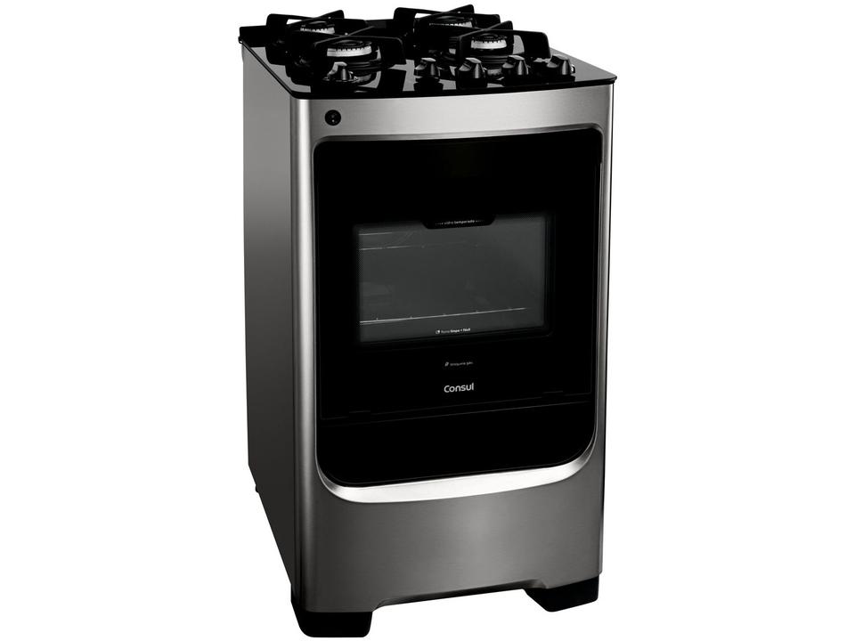 Fogão 4 Bocas Consul Inox Mesa de Vidro CFO4VARUNA - 3