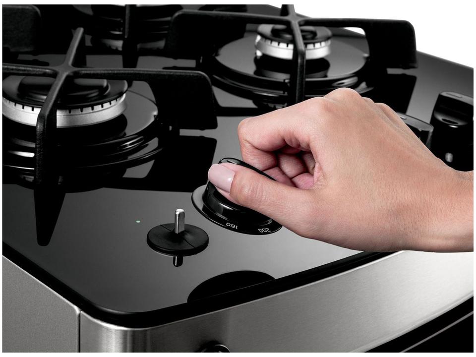 Fogão 4 Bocas Consul Inox Mesa de Vidro CFO4VARUNA - 6