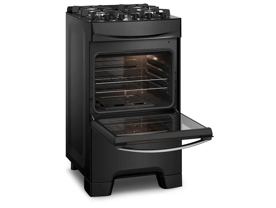 Fogão 4 Bocas Continental Inox Preto FC4GB - 7