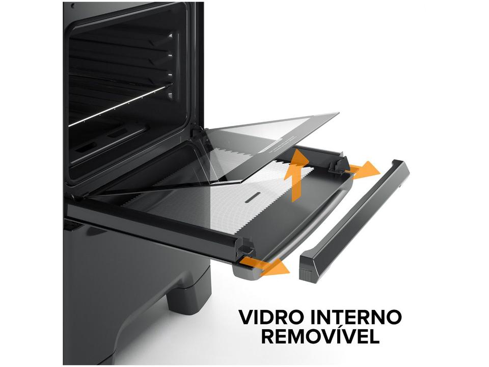 Fogão 4 Bocas Continental Preto FC4A - 7