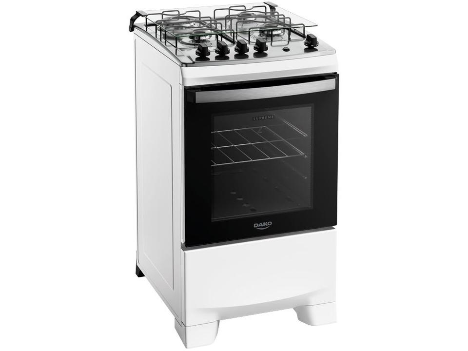 Fogão 4 Bocas Dako Branco Supreme - 2