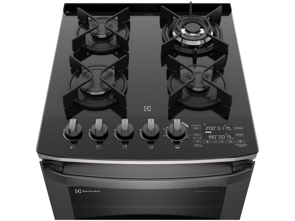 Fogão 4 Bocas Electrolux Cinza Duplo Forno com Timer FE4AD - 7