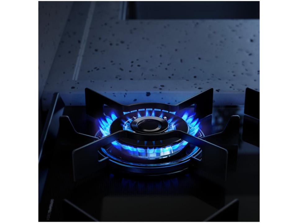 Fogão 4 Bocas Electrolux Cinza Duplo Forno com Timer FE4AD - 9