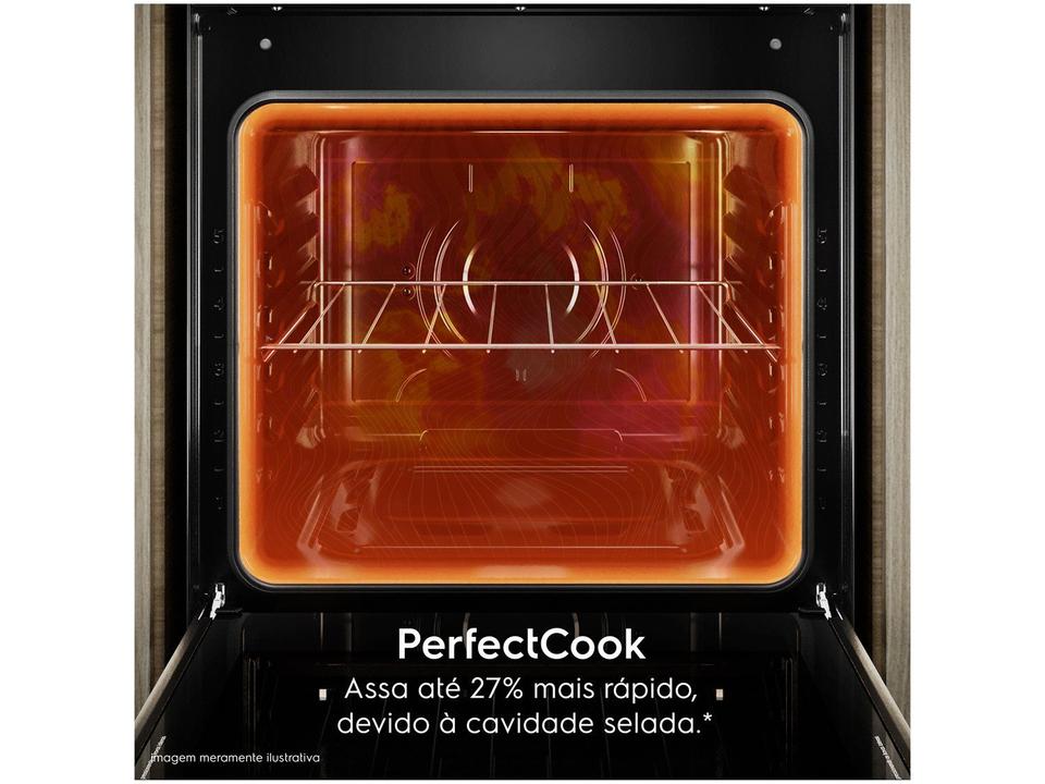 Fogão 4 Bocas Electrolux Prata Mesa de Vidro Efficient com PerfectCook FE4GS - 6
