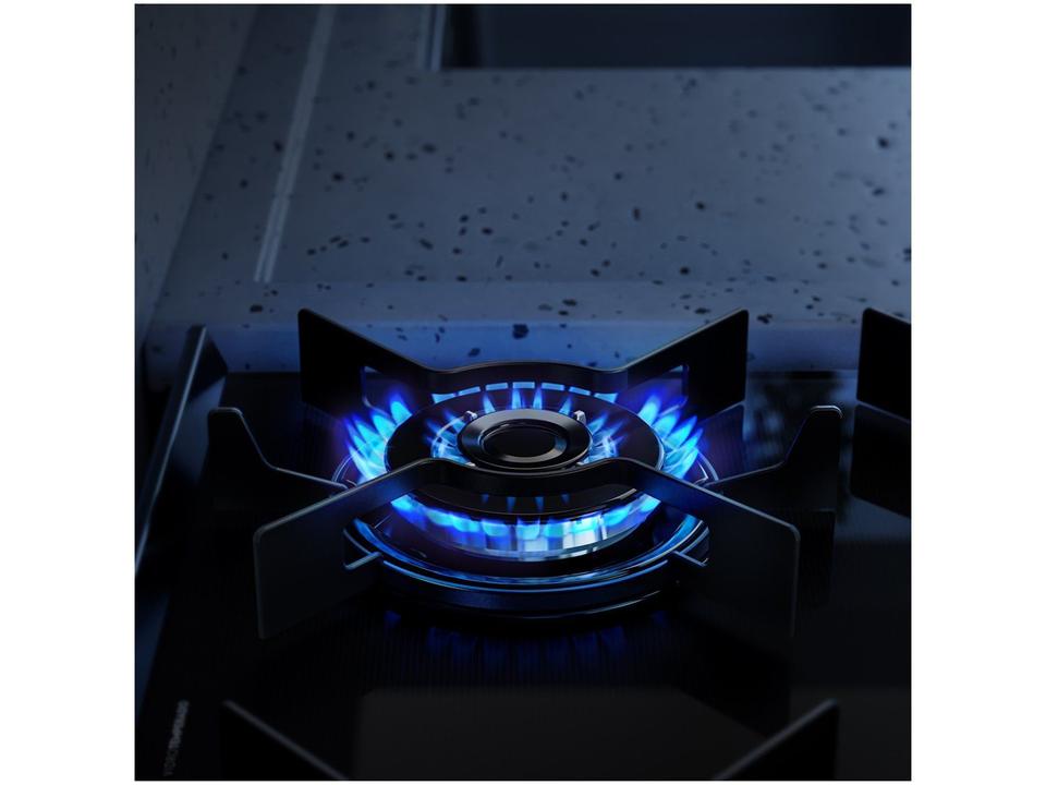 Fogão 4 Bocas Electrolux Prata Mesa de Vidro Efficient com PerfectCook FE4GS - 7