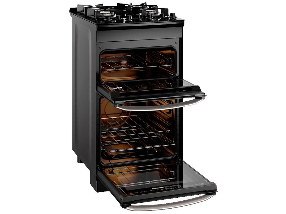 Fogão 4 Bocas Electrolux Preto Duplo Forno Experience FE4DB - 2